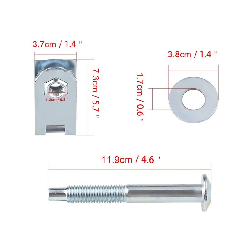 Bed Mounting Hardware 6 Bolt Set Kit For 05-13 ford F150 6 7 Foot Bed 924-313 gallery