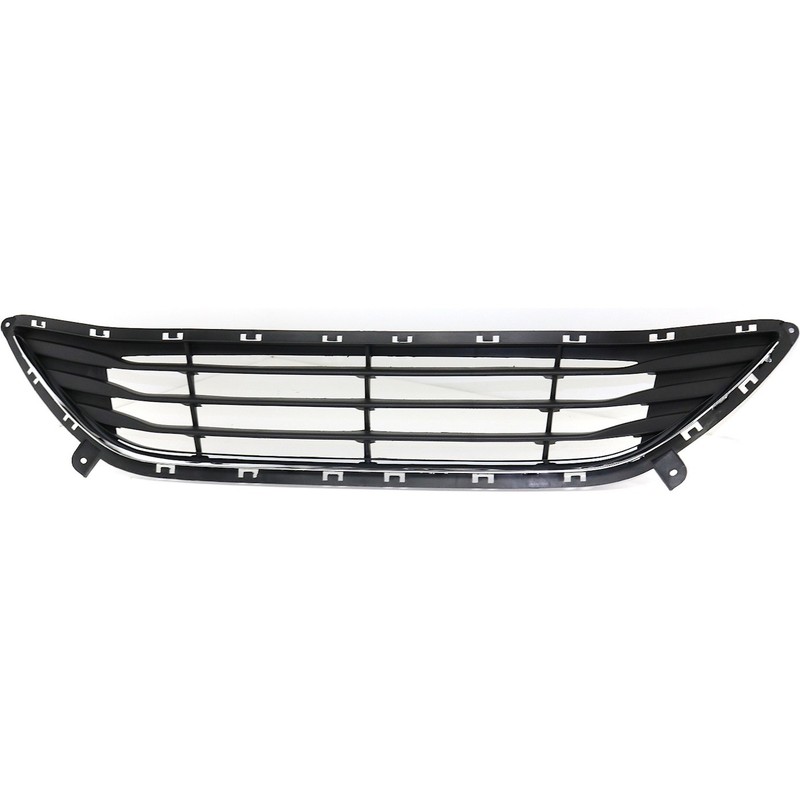 Front Bumper Lower Grille For 2011-13 Hyundai Elantra Textured Black Chrome Trim gallery