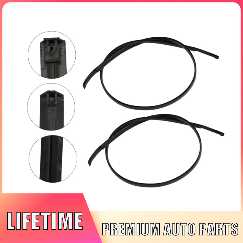 Pair Roof Strip Outer Rain Seal Trim For TOYOTA YARIS 2008-2016 VITZ 2005-2016