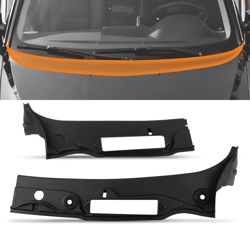 Front Cover Panel for BMW 3-Series E92 E93 06-13 51717161033 Black Plastic LHD