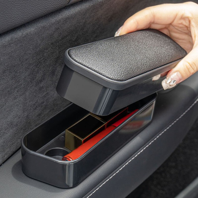 Universal Car Armrest Door Storage Box Car Interior Armrest Pad Auto Accessories gallery