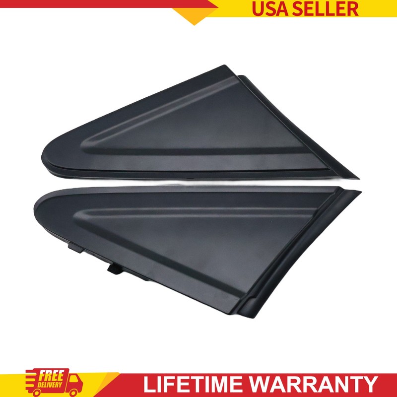 Fit 12-15 Honda Civic Door Mirror Corner Molding Trim US Stock Fast Shipping 2x gallery