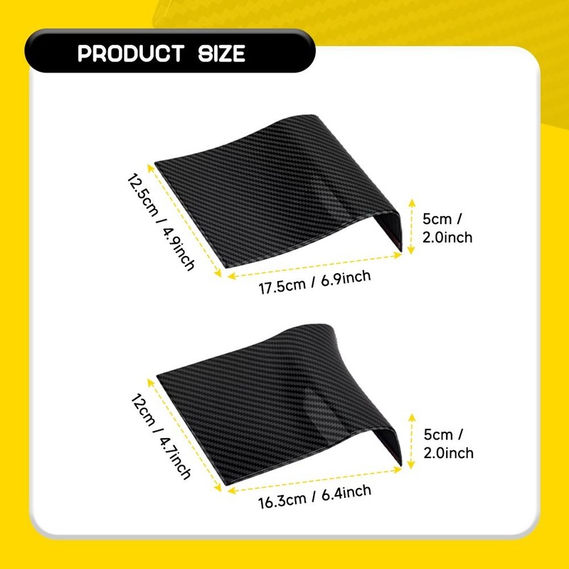 4PCS Interior Inner Door Handle Panel Cover Trim Bezels For Ford F150 2015-2020 gallery