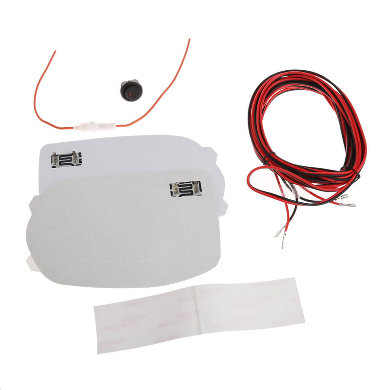 Glass Heating Demister Pads Switch Fits for Car Side Rear Mirror Heater Defogger gallery
