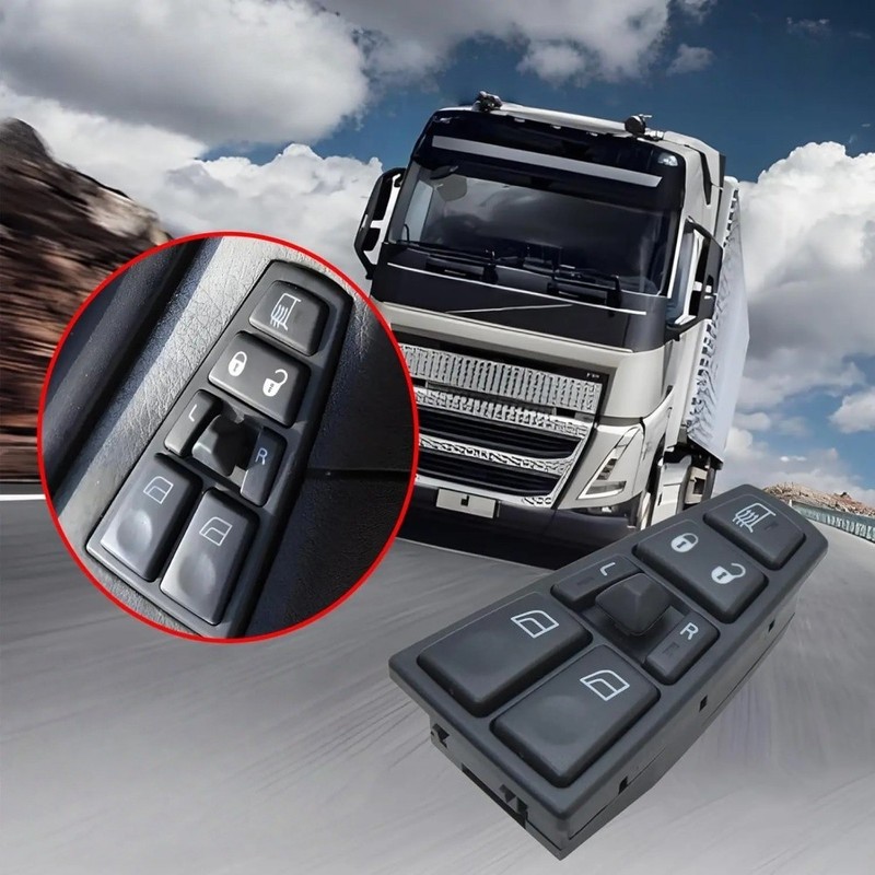 Black Power Window Control Switch for Volvo For VAH 2011-2015 Direct Fit gallery
