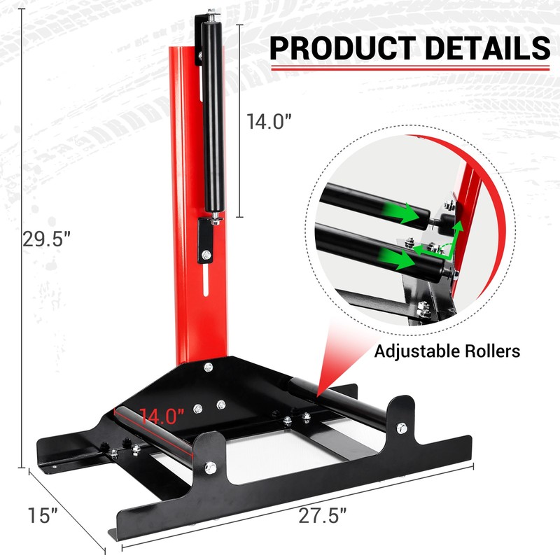 Fit Wheel Tire Rim Clean Rolling Wheel Detailing Stand Tire Detailing Stand NEW gallery