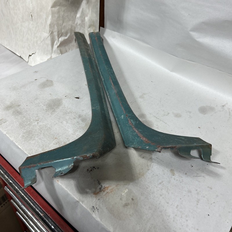 1966 Oldsmobile 442 Exterior A Pillar Post Sections OEM Used Metal LH & RH Good