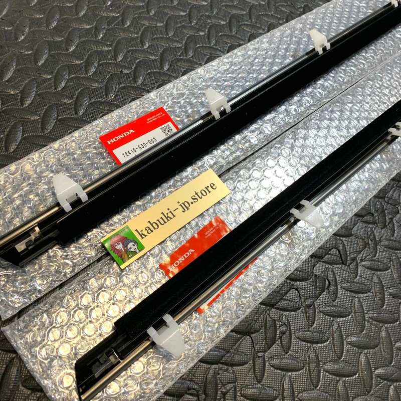 HONDA GENUINE Prelude BB Window Door Molding Weather Strip Outer LH & RH Set OEM gallery