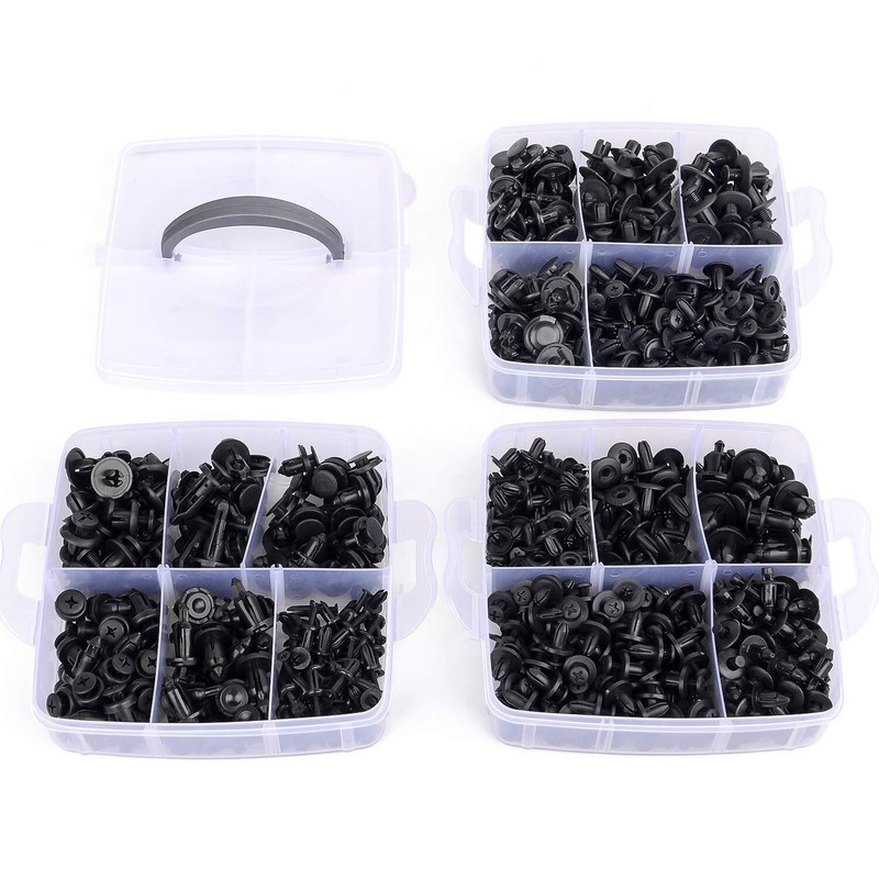 Bumper Clips Retainer 620Pcs Auto Car Rivets Fastener Fender Push Pin Trim gallery