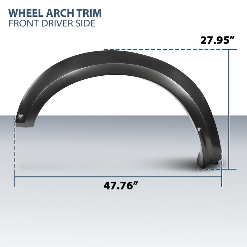 Fit For 17-20 Ford F-150 Raptor Front Left Driver Wheel Arch Molding HL3Z16039AB gallery