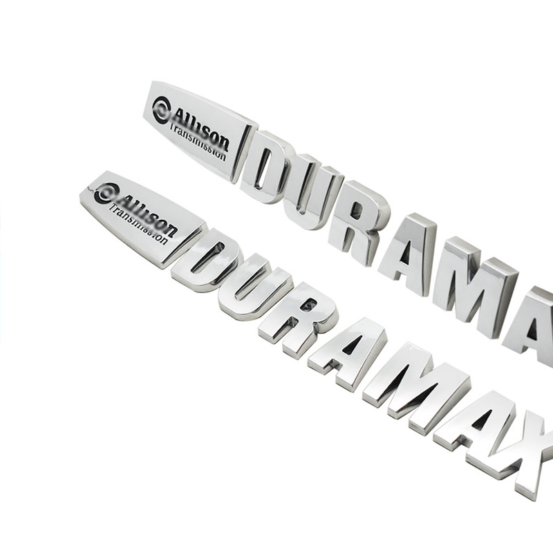 2Pcs Allison Transmiss Duramax Hood Emblem Badge for Silverado Sierra Sport gallery