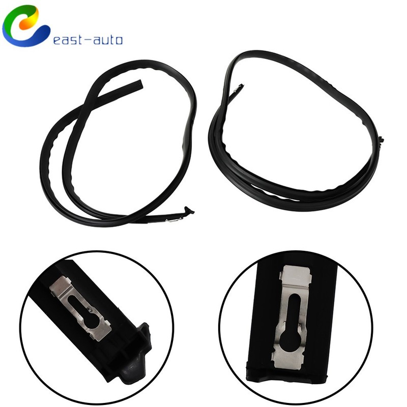 Outer Roof Pair New Black Roof Trim Molding Kit For Honda 2009-2014
