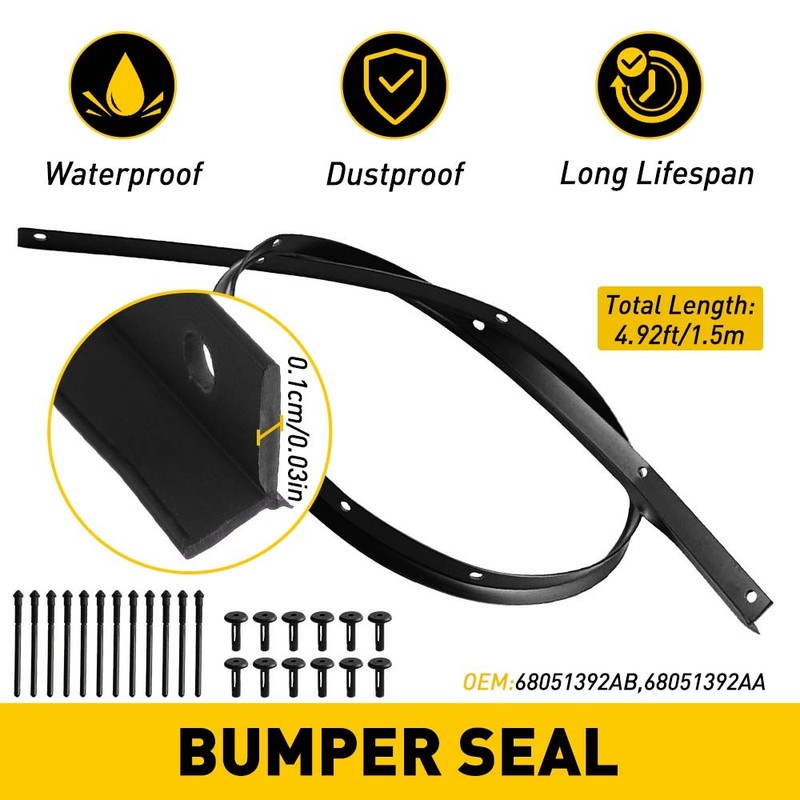 Front Hood Bumper Rivets Fit for Weatherstrip Seal and 2008-21 Dodge Challenger gallery