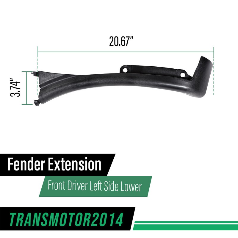 Fender Trim Front Left Lower Section Fit For 1996-2023 Chevrolet Express 3500 gallery