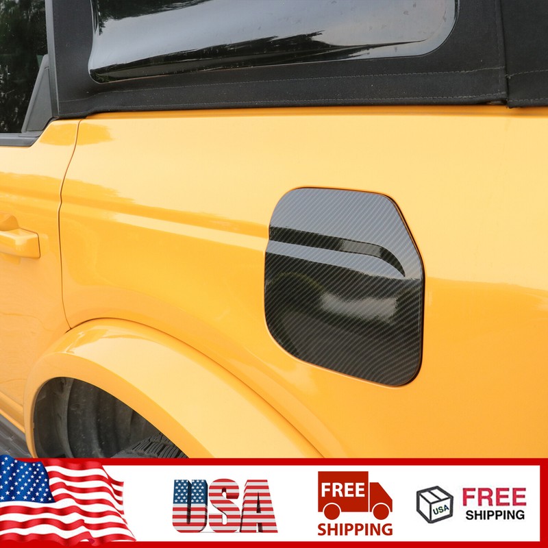 Filler Door Fuel Tank Oil Gas Cap Cover Decor Accessories For Ford Bronco 2021+