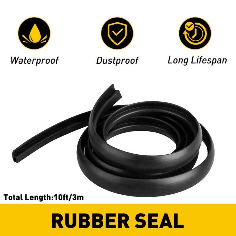 Car Windshield Weather Seal Rubber Trim Molding Cover 10 Feet For Ford Models
