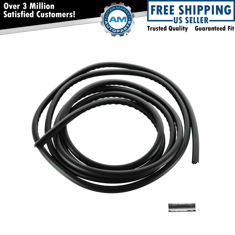 Quarter 1/4 Window Trim Moulding w Finish Clip EACH for 87-95 Jeep Wrangler