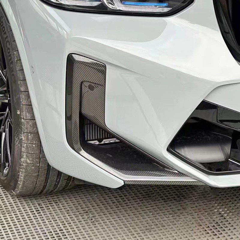 Front Fog Light Lamp Cover Trim For BMW X3M F97 X4M F98 19-23 Real Carbon Fiber gallery