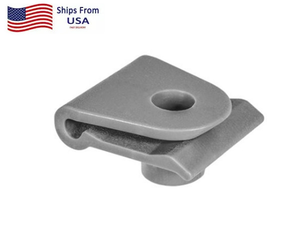 100 Pcs Nylon U Nuts Fasteners Compatible For Mazda B455-56-135