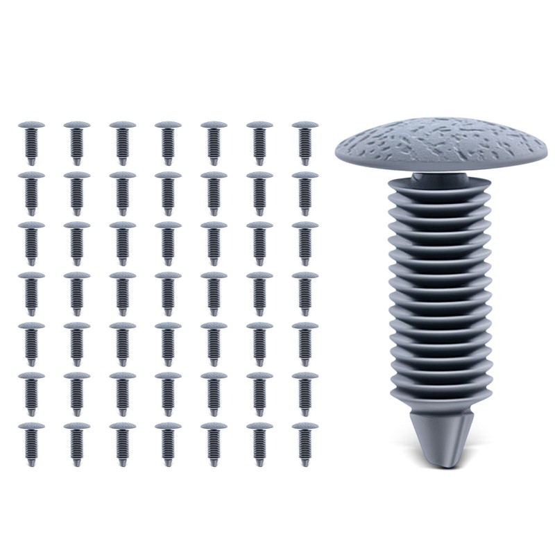 50x 7.1mm Nylon Trim Panel Retainer Molding Fastener Single Head for Ford Taurus gallery