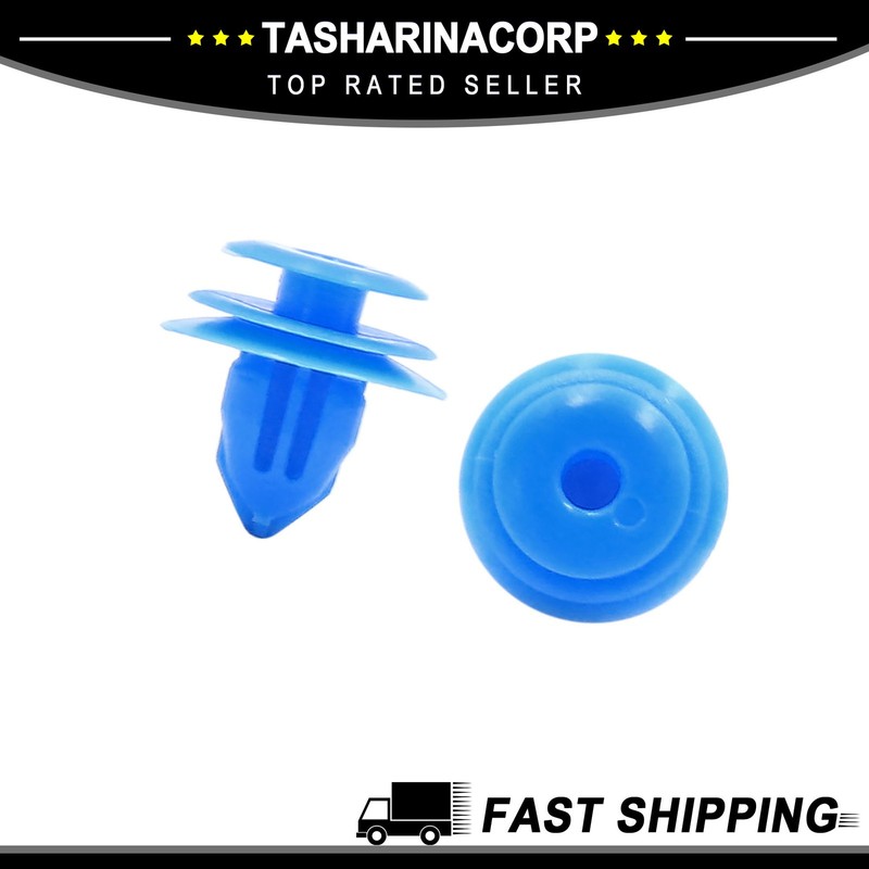 20Pcs Car Plastic Push in Fastener Rivets Clips 9mm x 12mm x 18mm