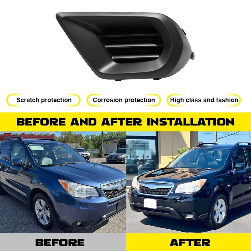 2-20XFog Light Cover Front Left+Right Exterior Outside for 14-16 Subaru Forester gallery