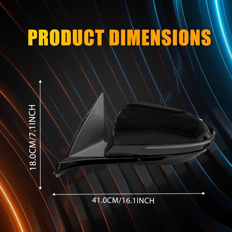 For Hyundai Santa Cruz Tucson SEL 22-24 Door Mirror Driver Side Power Heated1-5x gallery