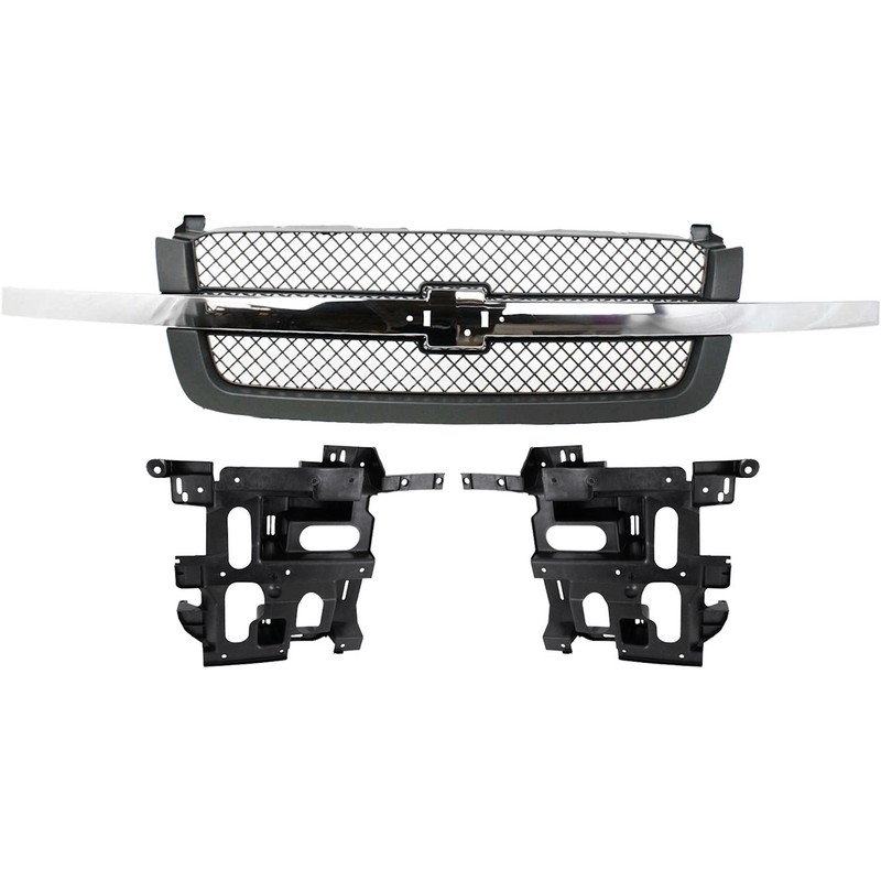 Grille Grill for Chevy Chevrolet Silverado 1500 Classic HD 2500 3500 Truck 03-06