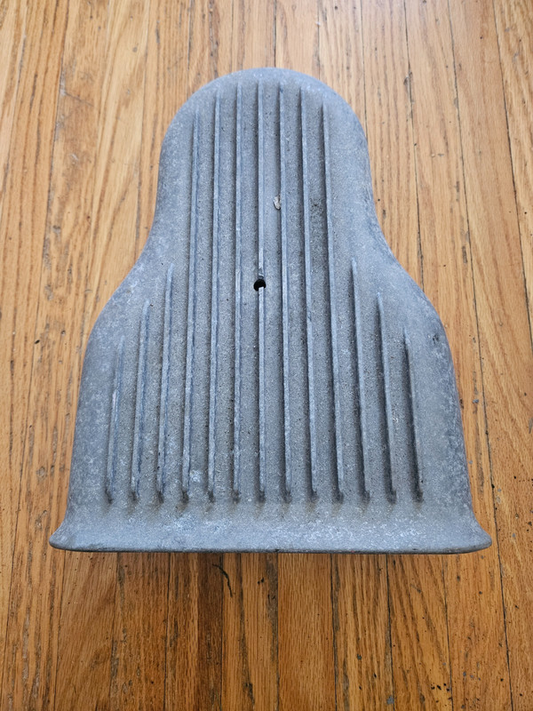 VINTAGE 4 BBL barrel carb CAL-CUSTOM FINNED ALUMINUM STREET SCOOP BUG CATCHER gallery