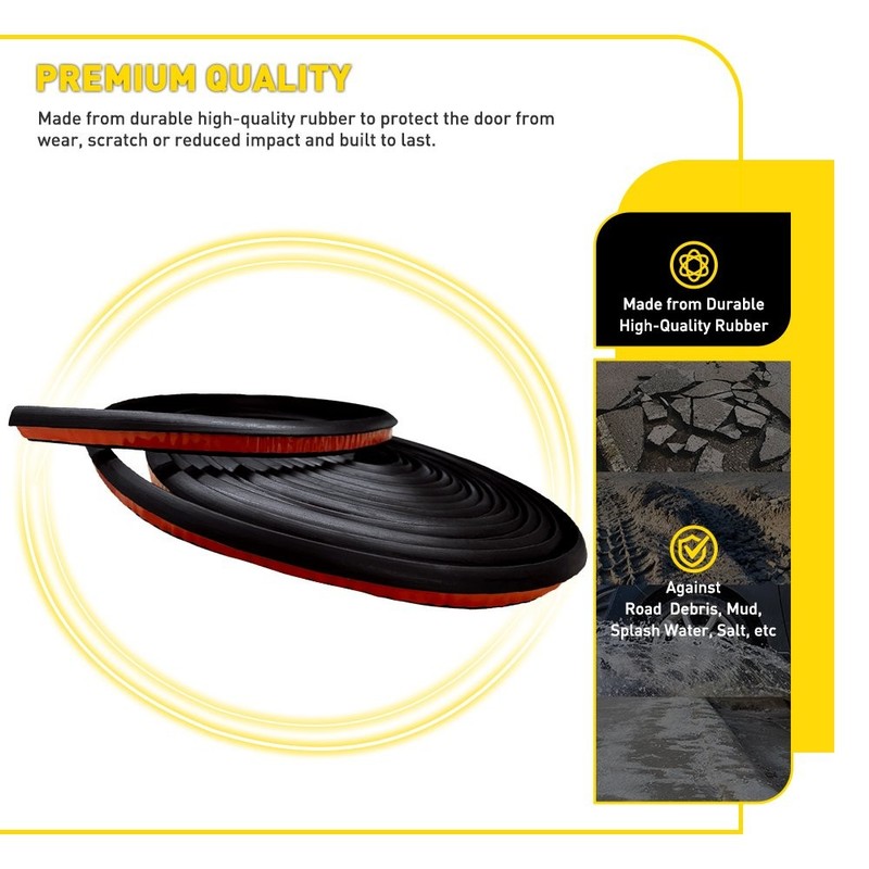 5Mx10MM Windshield Rubber Seal Weather Stripping T Shape Sealing Strip 1-5SET gallery