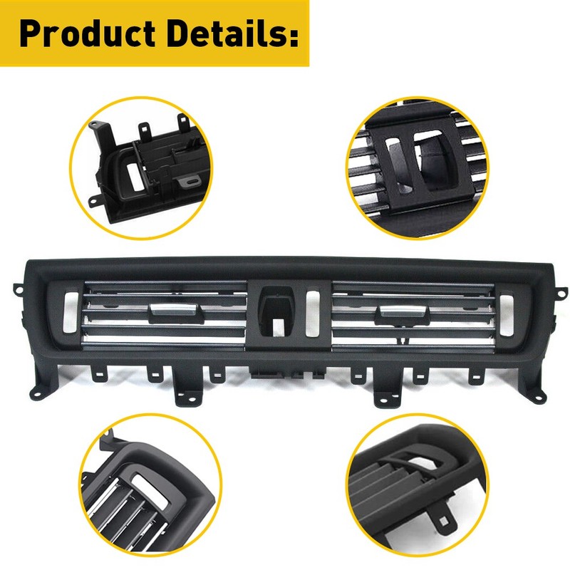 Front Air Grille Center Dash AC Vent For BMW F10 F11 F18 5 Series 64229166885 US gallery