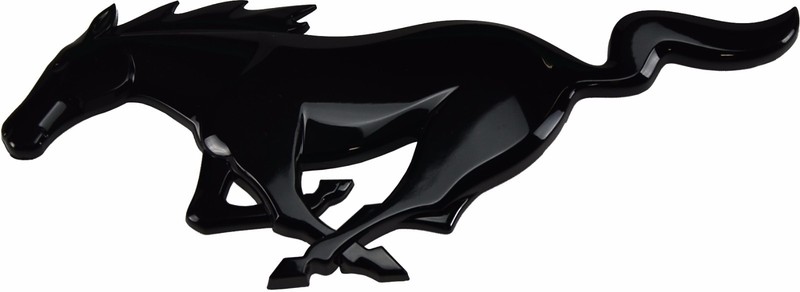 OEM NEW 2015-2020 Ford Mustang GT Black Front Grille Pony and 5.0L Fender Emblem gallery