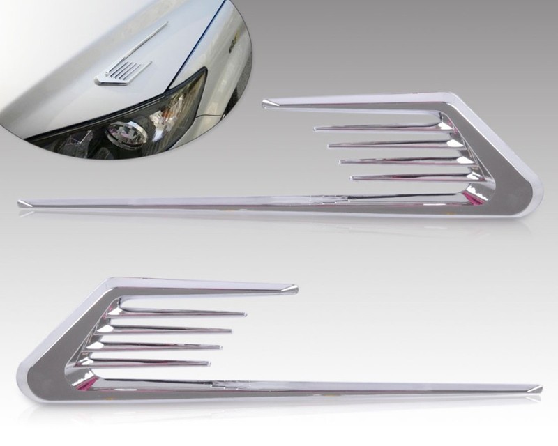 2pcs Side Air Flow Fender Intake Vent Trim LH RH For Honda Accord Prelude Fit gallery