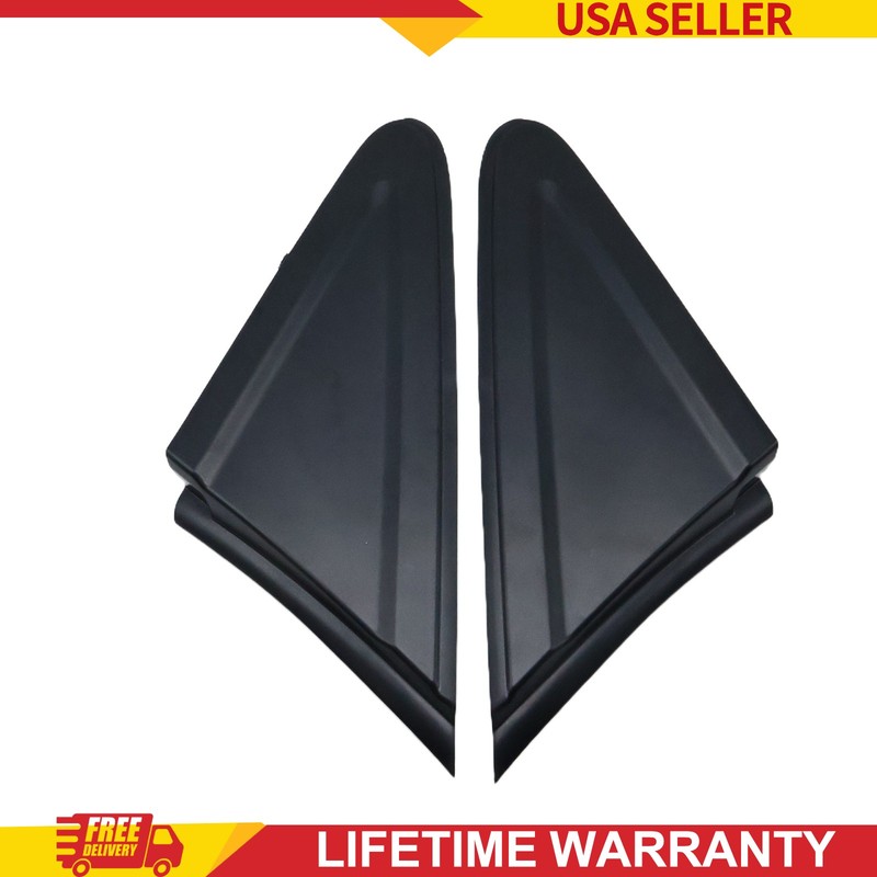 Fit 12-15 Honda Civic Door Mirror Corner Molding Trim US Stock Fast Shipping 2x gallery