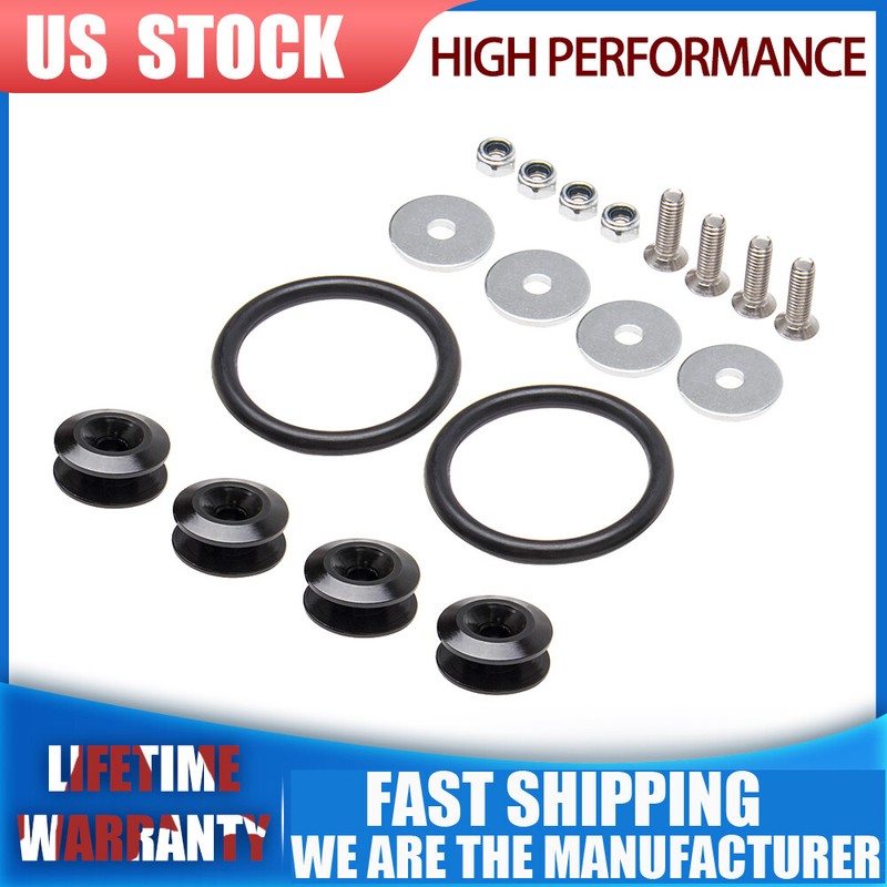 Quick-release Fixed Buckle For JDM Car Bumpers Hatch Trunk Fender Kit Aluminium
