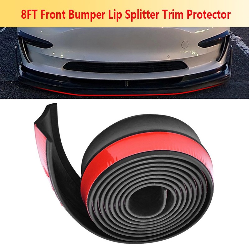For VW Accessorie Front Bumper Lower Lip Spoiler Splitter Trim Molding Cover