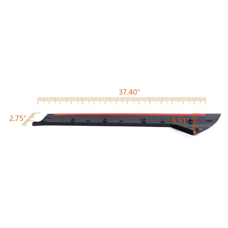 Fit For 2011-2019 Ford Explorer-A Windshield Outer Trim Pillar Molding Left Side