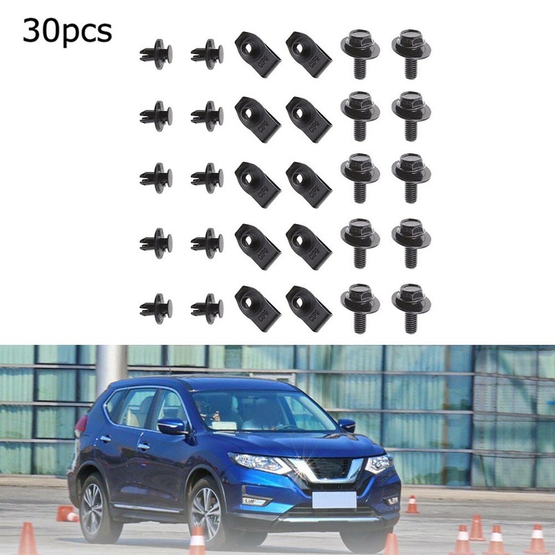 High Quality Guard Clips Bolts Metal Bolt Replacement 30Pcs/Set Accessories New