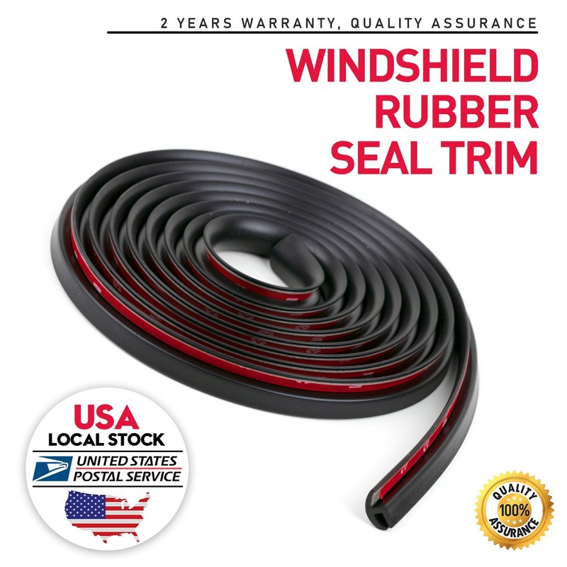 Auto Lock Seal Weather Strip Window Lock Car Trunk Hood Edge Trim 10ft Rubber