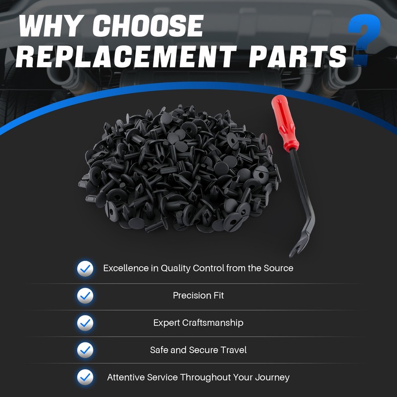 100x Retainer Fastener Rivet Clips for Ford N807389S 1039463 Explorer Sport Trac gallery