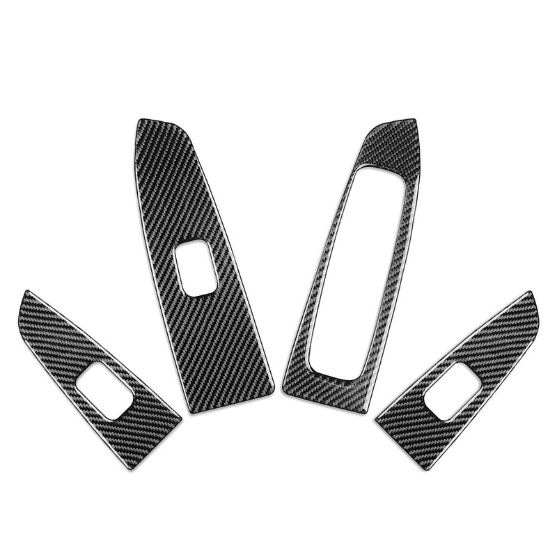 Window Lift Switch Panel Cover For Kia Forte Cerato K3 19-23 Carbon Fiber black gallery