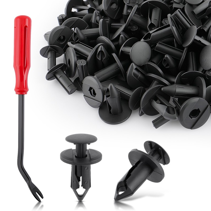 100pcs Retainer Fastener Rivets Clips for Ford N807389S 1039463 F-150 Taurus X