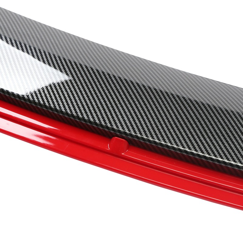 For Honda Accord 2016-2017 Front Bumper Lip Splitter Spoiler Carbon Fiber + Red gallery