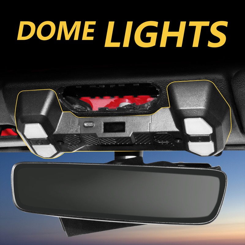 1PCS LED Interior Dome Light Reading Lamp For Jeep Wrangler JL JT 4XE 18+ 2/4Dr gallery