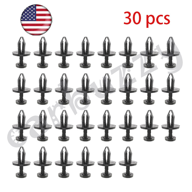 30x Fender Liner Clip Retainers For 2001 - On Chrysler Dodge Jeep 6506132AA gallery