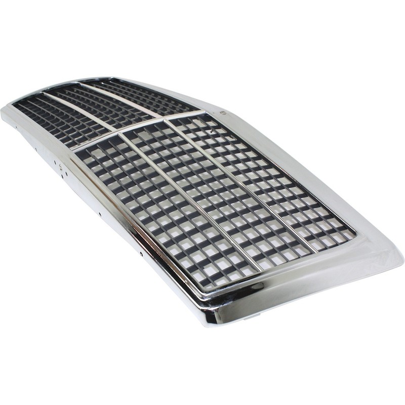 Grille For 84-93 Mercedes Benz 190E 84-89 190D Chrome Shell w/ Primed Insert gallery