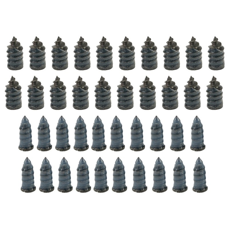 40Pcs Car Vacuum Tire Tubeless Tyre Puncture Repair Rubber Screw Nails Kit Set