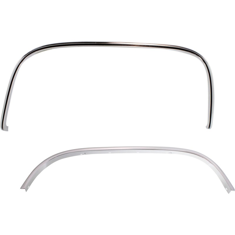 Set of 2 Fender Trims Moldings Mouldings Rear Driver & Passenger Side Pair