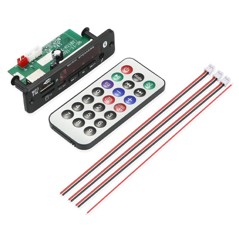 20W*2 Amplifier Bluetooth MP3 Player Decoder Board 12V Car FM Radio Module gallery