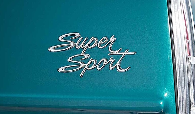 OER Zinc Diecast Quarter Panel Emblem For 1966-1967 Chevy II Nova Super Sport gallery